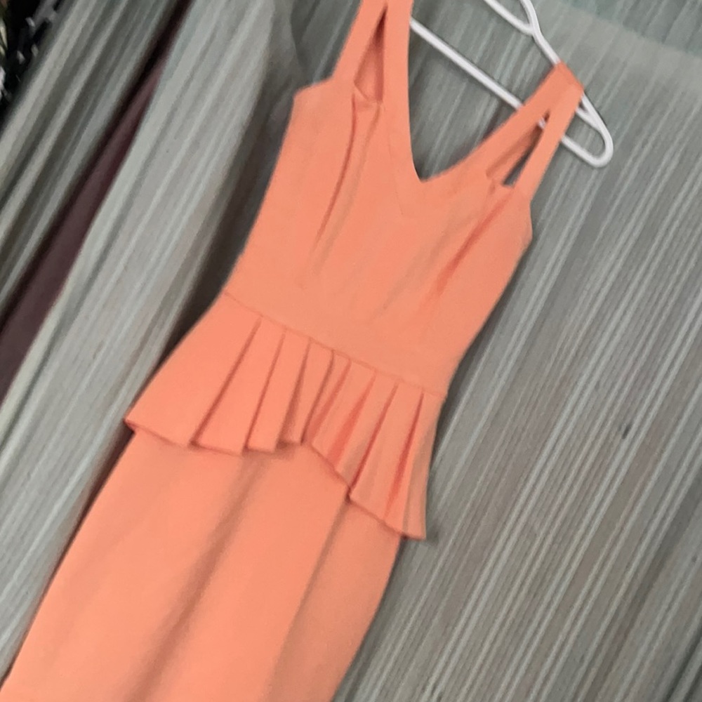 Peach dress